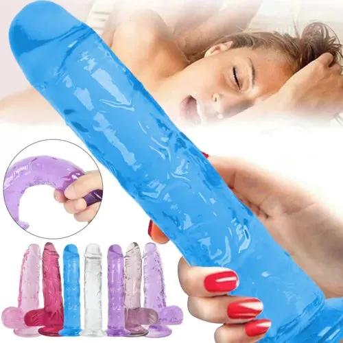 Jelly Dildo Realistic Huge Big Penis Dong Suction Cup Adult Sex Toys for  Women