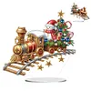 Acrylic Special Shaped Double Sided Effect Christmas Theme Desktop Diamond Art Kit