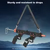 VR Gun Stock Compatible for Meta Quest 3S/3 Accessories VR Controller Stock Rifle Adapter with Shoulder Strap Enhance Real Feeling and Stability
