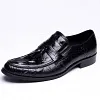 Formal Mens Brown Dress loafers Shoes With Tassels