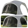 Silver Coated Outdoor Canopy UV Resistant Tent Dome for Beach Camping(Gauze Net)