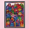 Colorful Cat - 11CT Stamped 3 Strands Cross Stitch 40*50cm/15.75*19.69in