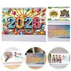 2026 DIY Special Shape Desktop Diamond Standing Calendar for Bedroom Living Room