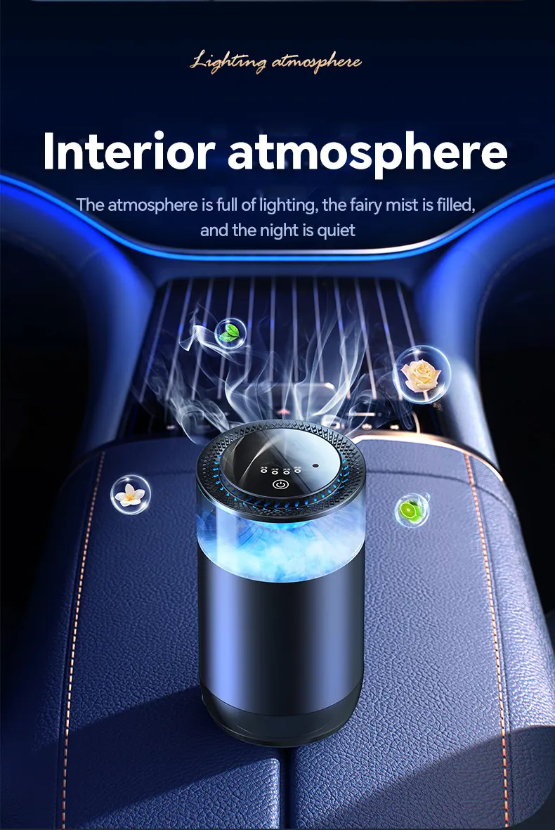 Cloud mist landscape aromatherapy car perfume lasting fragrance cloud mist car fragrance automatic start and stop spray aromatherapy