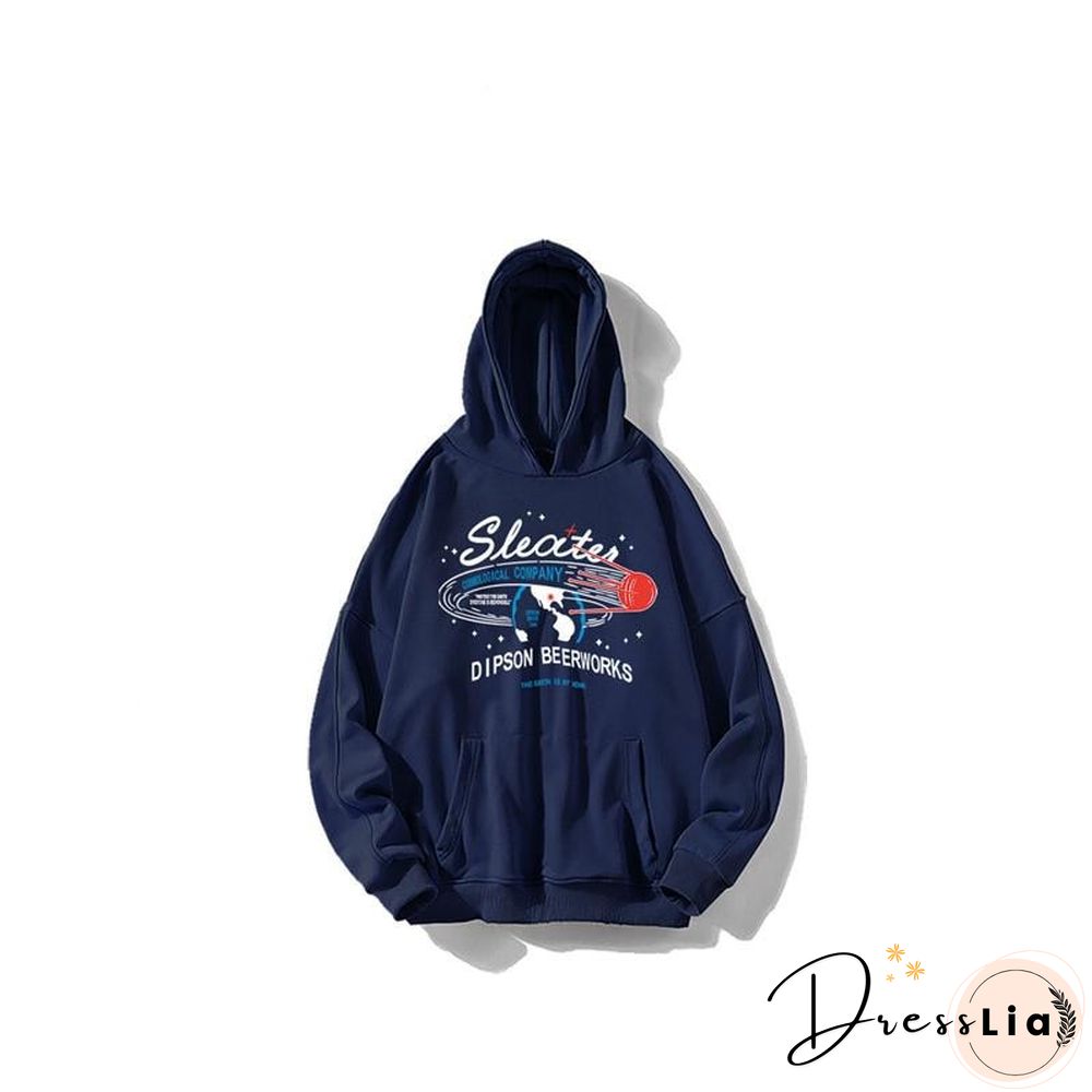 Harajuku Letter Print Hoodies Sweatshirt Spring Autumn Vintage Clothes for Women Korean Style Loose Streetwear Female Pullover