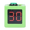 4 Sides Cube Timer with 1.4in Display Digital Countdown Stopwatch Timer 5-Level Brightness No Battery for Poker Casino Chess Tournament