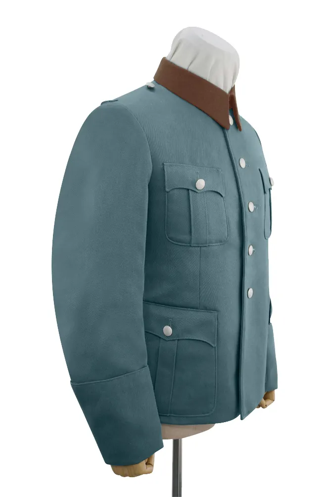   Polizei German Gendarmerie General Officer Gabardine Service Tunic Jacket 5 Buttons German-Uniform