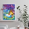 >SALE<(DB1483) 5D DIY Full Drill Diamond Painting Alice in Wonderland Embroidery Kit Decor 50x70cm