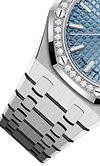 Silver 904L Steel Light Blue Dial - Automatic - 34mm