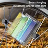 Solar LED Colorful Bike Wheel Light USB Rechargeable Smart Sensing Spoke Light