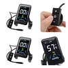 24V/36V/48V Electric Bike Display Screen Waterproof Handlebar Bike Speedometer