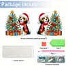 Acrylic Christmas Dogs Double Sided Diamond Painting Paper Towel Napkin Holder