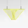 Men's Thin Sheer Transparent Special Invisible Straps Waist Underwear Brief