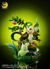 Natural Series Leafeon & Celebi & Chikorita & Shroomish & Cherubi - Pokemon Resin Statue - Moon Shadow Studios
