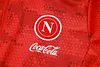 Joyfball 2024/2025 Napoli Long Zipped Jacket Red Soccer Jersey 1:1 Thai Quality 