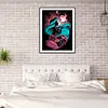 Ariel and Flounder - Full Round Diamond Painting-(Silhouette style)