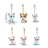 DIY Cute Pet Kitten-6Pcs Diamond Painting Keychain (Double-Sided)