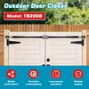 [US Local Warehouse] 6Pcs TB200B Hydraulic Gate Closer 60 to 140 Pounds in Weight Closing Automatic Door Closers 40 to 64 Inches in Width Gate Limit Hydraulic Buffer for Home Yard/Fences/Gardens