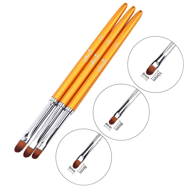 3/5/7/10PCS Multi-Styles Nail Wood Sticks Nail Dotting Pen Nail Brush Kits Nail Art Rhinestones Gems Picking Pen Nail Art Tools-Nail Inspo