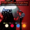 SIDANDE Four Color Photography Flashlight 8400mAh Power Portable Photography Spotlight, LED Flashlight Aluminum Alloy Light for Video Recording and Video Blogging