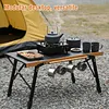 [US Local Warehouse] Aluminum Folding IGT Camping Table with Carry Bag for Patio BBQ Backyard Picnic