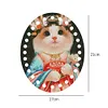 Acrylic Fairy Cat Embroidery Floss Row Line Board Craft Cross Stitch Thread Holder