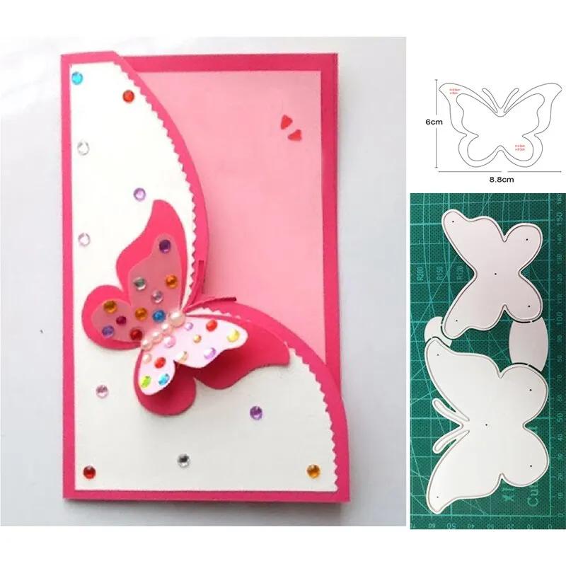 Customized Dies Christmas Wreath Heart Border Metal Cutting Dies Scrapbooking Dies For DIY Craft Paper Card Making Stencils Dies