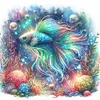 Betta Fish - Round AB Drills Diamond Painting(45x45cm)