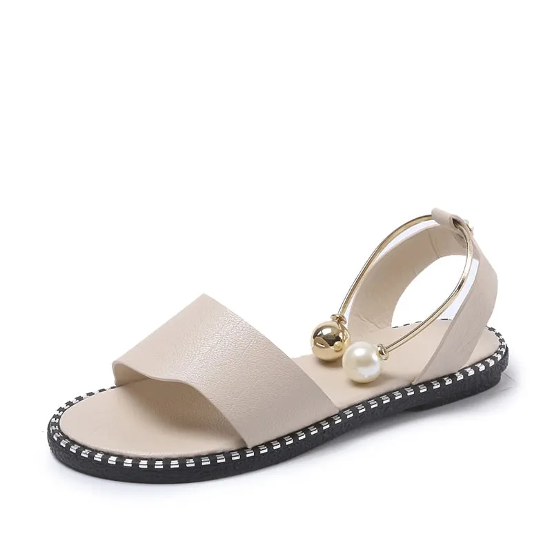 New Brand women sandals Transparent sexy PVC flats women shoes 2021 summer Designer Pointed cozy sandalias slippers femme dress