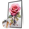 【Limited Stock Sale】(Big Size)Texture Rose-Paint by Numbers Acrylic Painting 40*70CM