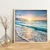 (Counted/Stamped) 11CT Sunset By The Sea-Cross Stitch-40*40cm/15.75*15.75in