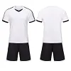 Customized football uniform suit men's and women's adult children's short-sleeved jersey light plate printing number Training Competition team uniform group purchase