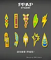 3D Pok&eacute;mon Gym Badges of Unova Region - Pokemon Statue - PPAP Studios