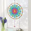 DIY Diamond Painting Double-sided Rotatable Hanging Wind Chime Suncatcher Hanging Kit