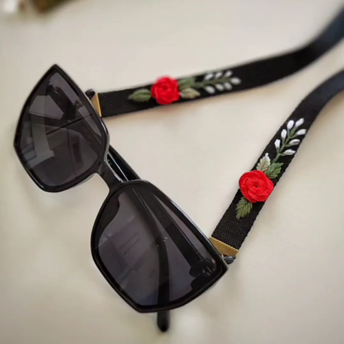 Attractive Hand Embroidered Eyeglass Strap Set