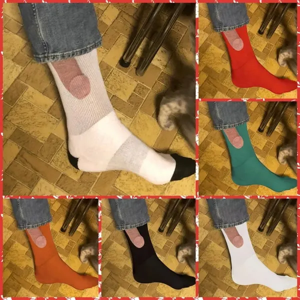 &ldquo;Show Off&rdquo;Socks-Red