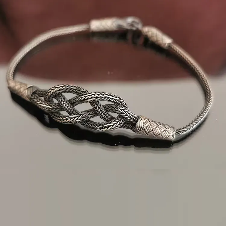 For Love - The Love Knot Symbolizes Our Journey Together Celtic Knot Braided Bracelet