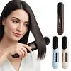 Cordless Hair Straightener Brush USB Rechargeable Portable Straightening Comb with 3 Temperature Settings & LED Display for Women Gift Idea for Home Travel