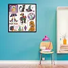 Stamped Cross Stitch-Halloween Day Animal(41*41cm)