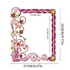 DIY Special Shape Diamond Painting Creative Flower Art Photo Frame Kit