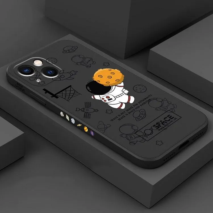 Cool Basketball Astronaut Planet Phone Case For iPhone