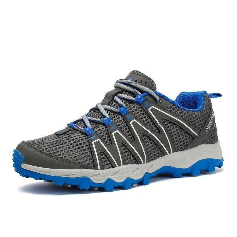 Outdoor Sneakers For Men Women Breathable Hiking Shoes Non Slip Trekking Climbing Sport Shoes Quick Dry Upstream Water Shoes