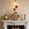 DIY Diamond Painting Crafts Double-sided Rhinestone Vase for Flower Arrangement