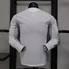 2025/2026 Long Sleeve Player Version Real Madrid Home Football Shirt 1:1 Thai Quality