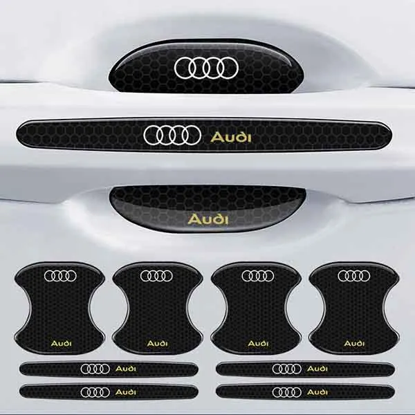 Carbon Fiber Car Door Handle Cup Cover (4PCS)