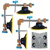 [US Local Warehouse] 2 Pack 90 Degree Stone Seam Joiner with Suction Cup for Marble Slab Installation