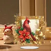 (US Local)Acrylic Diamond Painting Hanging Pendant for Garden Window Decor (Village House)