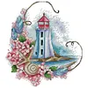 Sea Star Lighthouse-14CT Stamped Cross Stitch Kit(28*31cm)