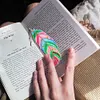 （Single-Sided）6pcs DIY Diamond Painting Bookmark Pendant