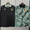 2024/2025 Manchester United Reversible Windbreaker Black-Green Soccer Jersey 1:1 Thai Quality
